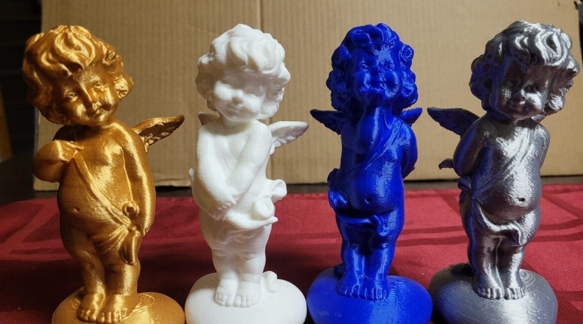 Angel Cherubims statuettes