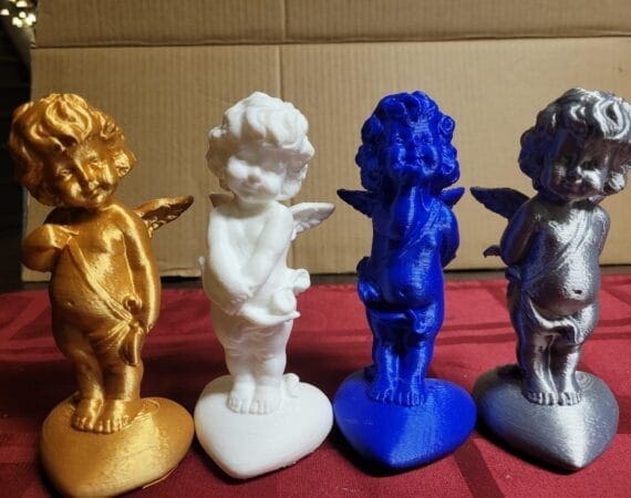 Angel Cherubims statuettes