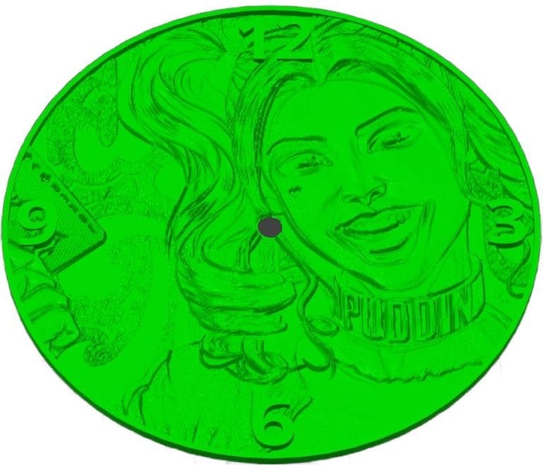 Harley Quinn Clock