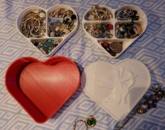 Heart Jewelry Box from 3dprintcart