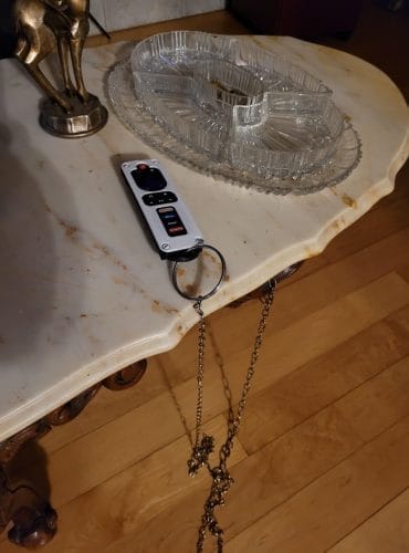 Roku remote control enclosure