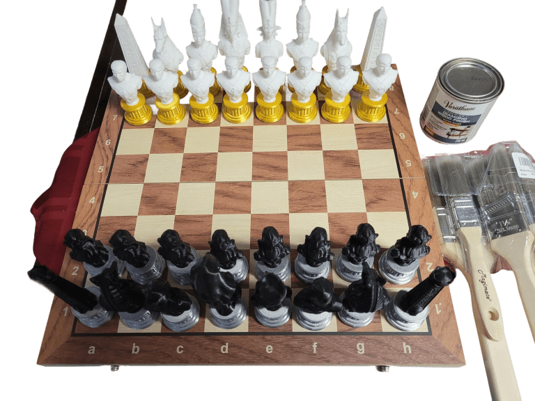 Egyptian magnetic chess game
