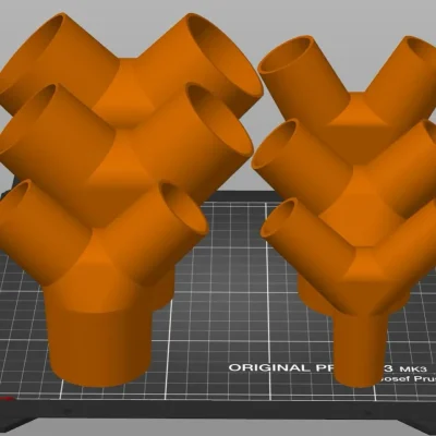 Vacuum connectors, hoses, Y's and various other assemblies made with our 3D printers