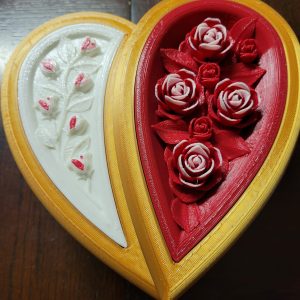 Heart jewelry box