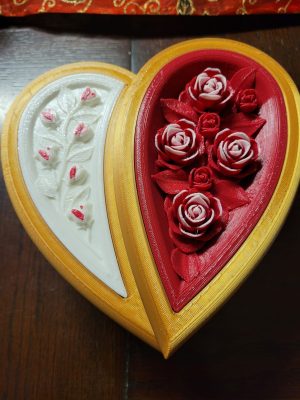 Heart jewelry box