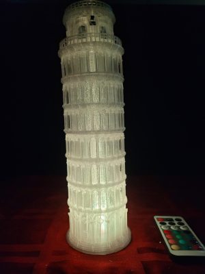 Leaning Tower of Pisa Lamp