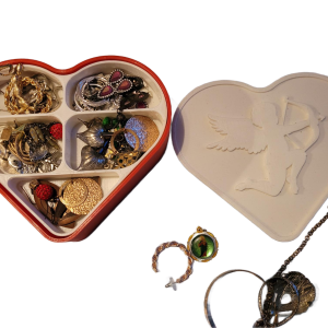 Valentine heart jewelry Box