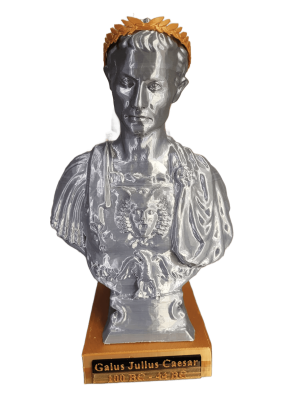 Julius Caesar pencil holder statuette