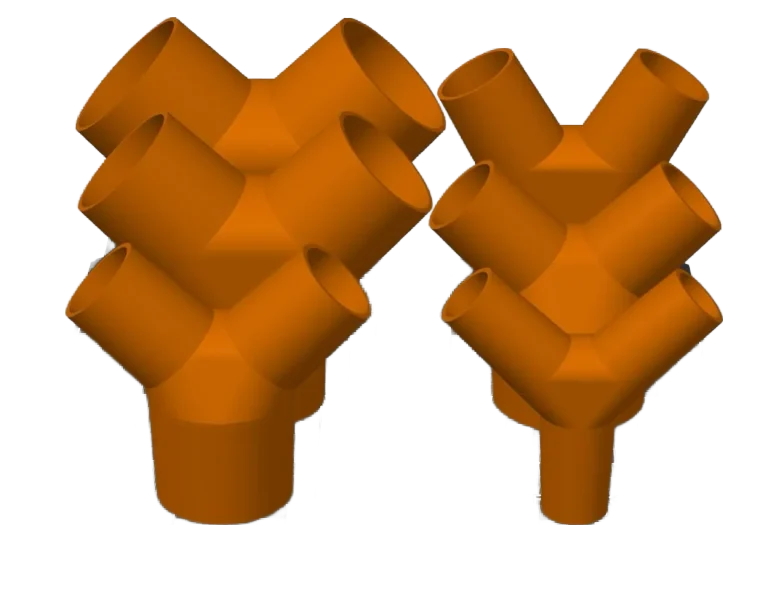 Adapter, Connector, Pipe, Ventilation 23 Vacuum-hose-Y-connector