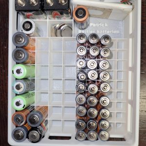 battery storage organizer