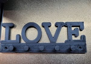 Love Key Holder Plate